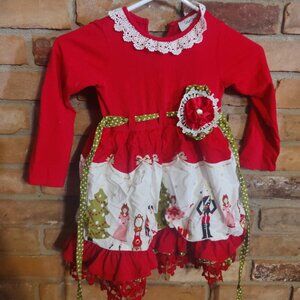 Toddler Girls Gorgeous Christmas Dress 4T
